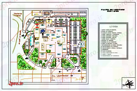 دانلود نقشه بیمارستان - درمانگاه - کلینیک طبقه همکف از پیش تحویل طراحی بیمارستان 101 در 105 متر (کد77050)