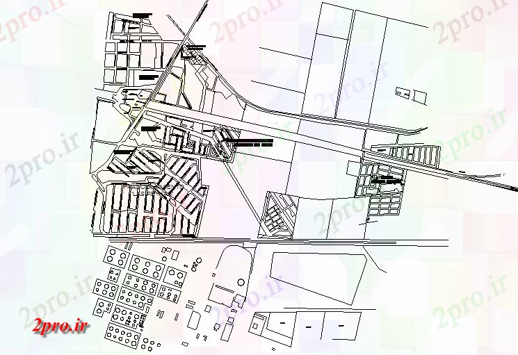 دانلود نقشه مسکونی ، ویلایی ، آپارتمان پلات در قالب طرحی خانه جزئیات 6 در 14 متر (کد77102)