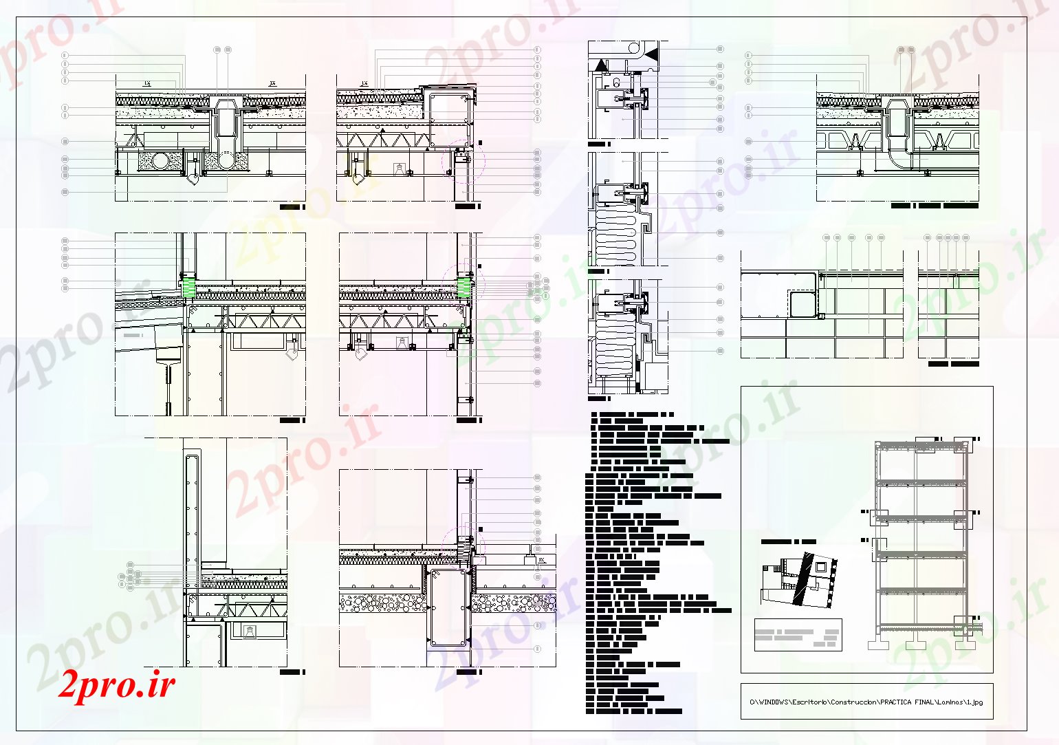دانلود نقشه معماری معروف ساختمان گاه موقت برنامه ریزی جزئیات (کد77116)