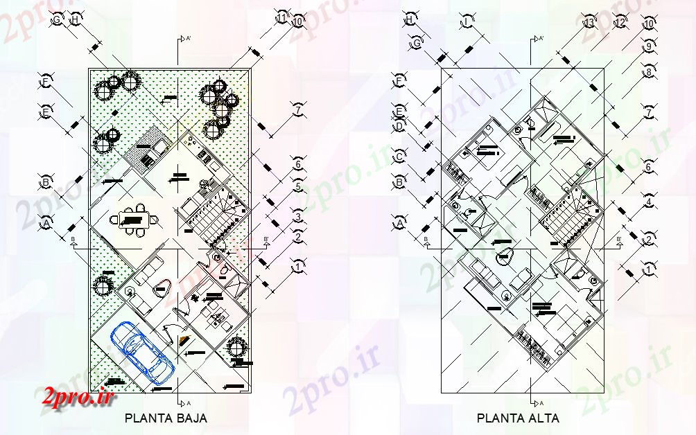 دانلود نقشه مسکونی  ، ویلایی ، آپارتمان  طرحی بندی  طرحی خانه (کد77321)