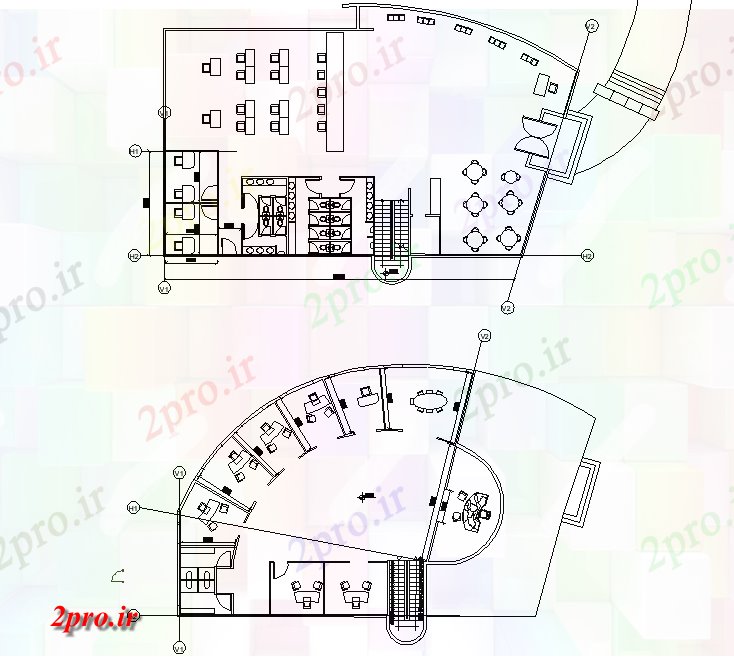 دانلود نقشه مسکونی ، ویلایی ، آپارتمان طرحی اصلی جزئیات 15 در 17 متر (کد77325)