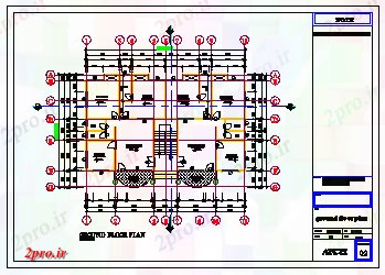 دانلود نقشه مسکونی  ، ویلایی ، آپارتمان  طبقه همکف طراحی ساختمان مسکونی طراحی (کد77336)