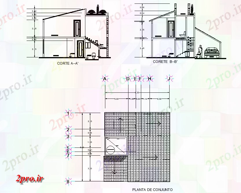 دانلود نقشه جزئیات ساخت و ساز سقف و بخش طرحی خانه جزئیات (کد77349)