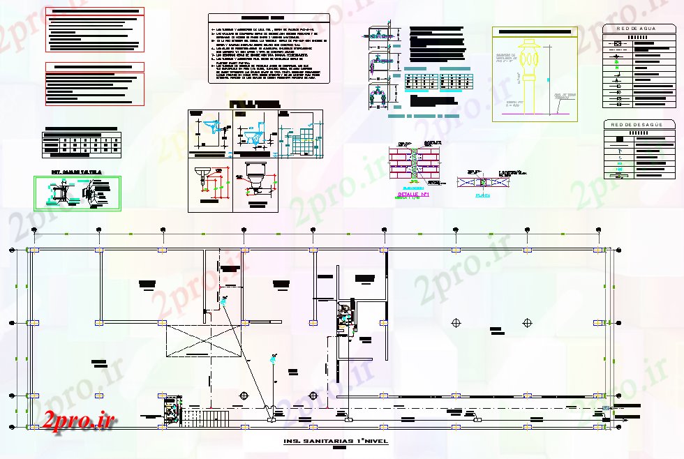 دانلود نقشه جزئیات لوله کشی لوله کشی طرحی خانه  جزئیات (کد77466)