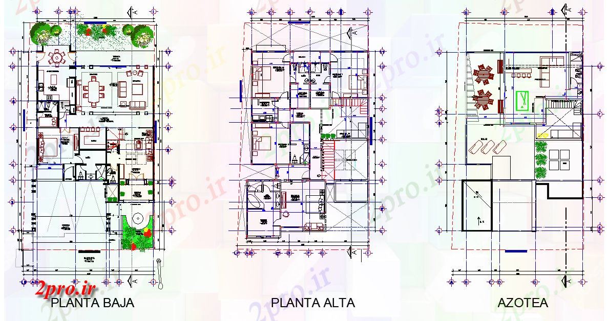 دانلود نقشه مسکونی ، ویلایی ، آپارتمان خانه اتاق 14 در 17 متر (کد77572)