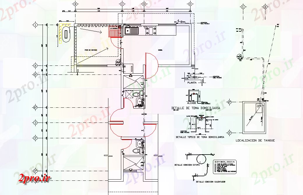 دانلود نقشه مسکونی ، ویلایی ، آپارتمان طرحی برنامه ریزی طرحی طرحی جزئیات 11 در 13 متر (کد77665)