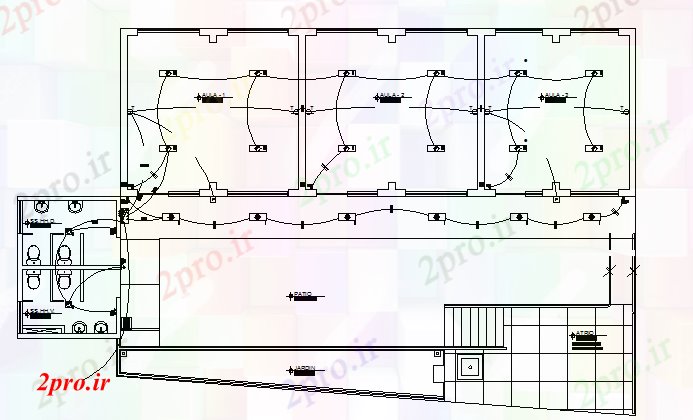 دانلود نقشه طراحی داخلی طرحی برق جزئیات (کد77705)