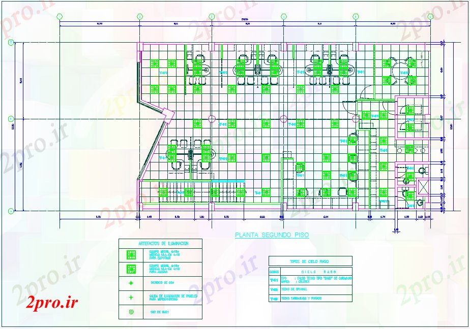 دانلود نقشه جزئیات ساخت و ساز  ساخت و ساز از طرحی طبقه دوم بانکی آژانس (کد77752)