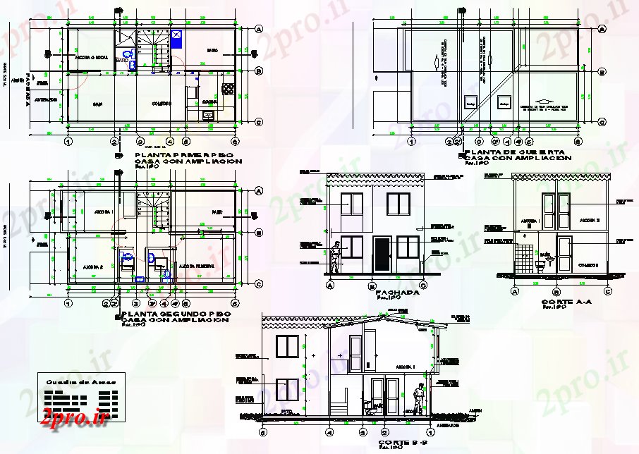 دانلود نقشه مسکونی ، ویلایی ، آپارتمان صفحه اصلی گرایش جزئیات 6 در 10 متر (کد77806)