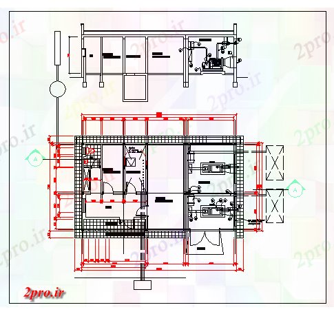 دانلود نقشه جزئیات ساخت و ساز طراحی اتاق ژنراتور (کد77862)