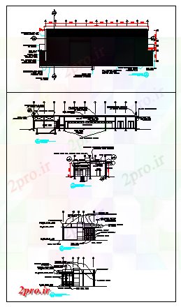 دانلود نقشه جزئیات ساخت و ساز پر کردن پیشنهادی ایستگاه طراحی (کد77919)