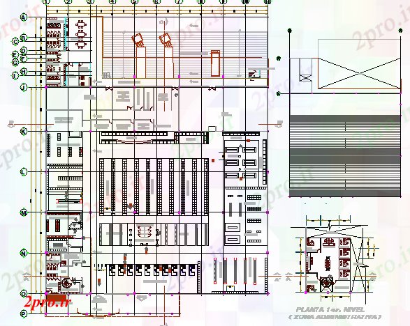 دانلود نقشه نمایشگاه ; فروشگاه - مرکز خرید خودرو و خدمات جزئیات طرحی مرکز طرحی معماری 60 در 80 متر (کد78215)