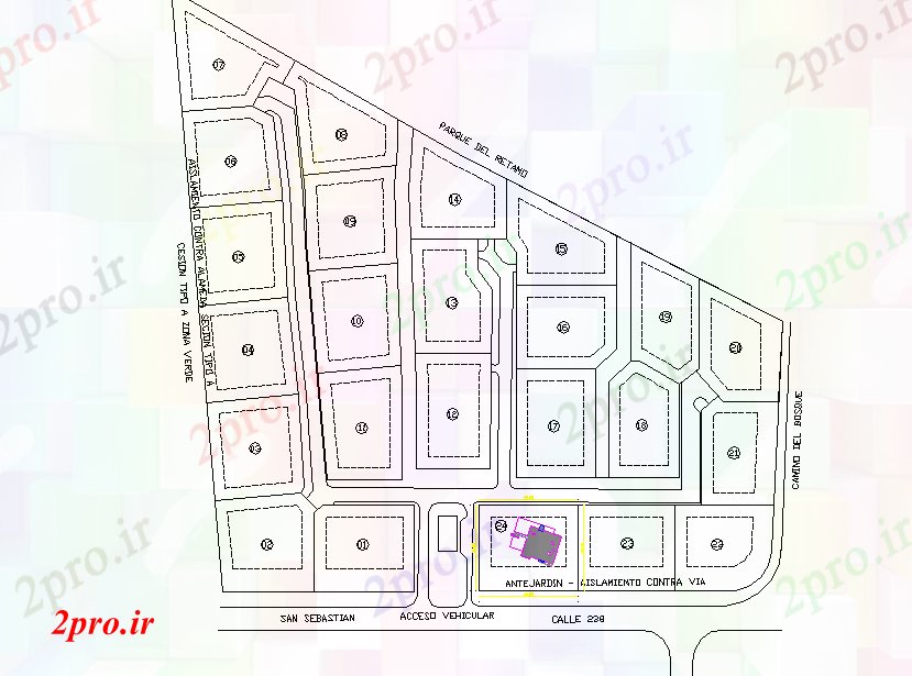 دانلود نقشه مسکونی ، ویلایی ، آپارتمان بلوک طرحی تقسیم چیدمان 20 در 29 متر (کد78352)