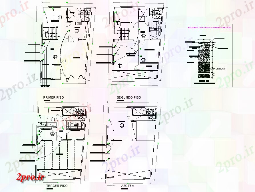 دانلود نقشه معماری هیئت مدیره سوئیچ طرحی اتصال  چیدمان (کد78412)