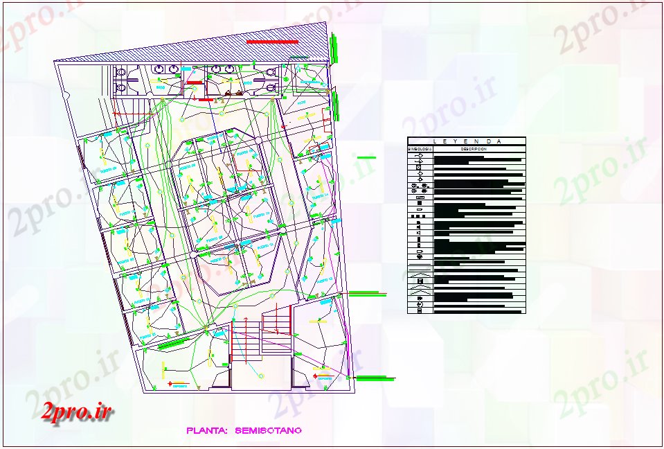 دانلود نقشه معماری طرحی زمین نیمه نصب و راه اندازی برق برای ساختمان های تجاری (کد78566)