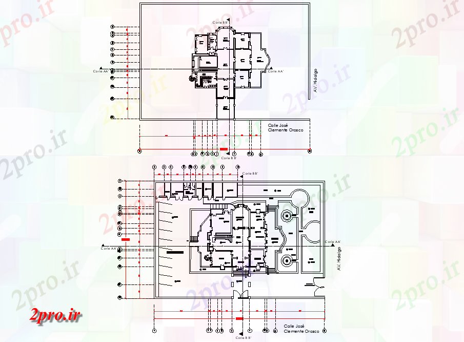 دانلود نقشه مسکونی ، ویلایی ، آپارتمان خانه میراث 24 در 25 متر (کد78694)