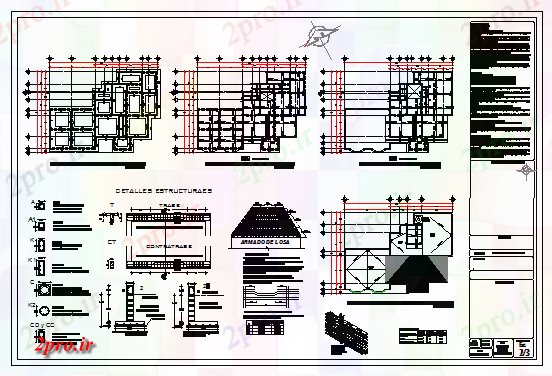 دانلود نقشه جزئیات ساختار ساختار طراحی جزئیات طراحی خانه مسکونی (کد78998)