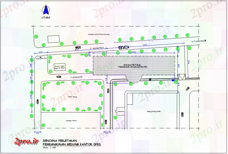 دانلود نقشه ساختمان اداری - تجاری - صنعتی برنامه ریزی توسعه فرآیند های دفتر 17 در 64 متر (کد79075)