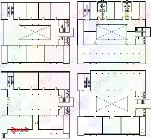 دانلود نقشه بلوک حمام و توالتگیره طبقه جزئیات نصب و راه اندازی لوله کشی مرکز خرید  (کد79132)