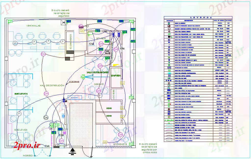دانلود نقشه طراحی داخلی خروج برای آشکارساز دود و خروجی برای طرحی نصب و راه اندازی تمیز دهنده های صوتی با خط برق برای  IIEE  (کد79206)