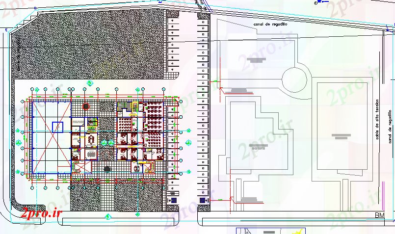 دانلود نقشه شرکت ، دفتر کار ، سازمان ، ادارهطرحی ساختمان اداری شرکت طرحی معماری جزئیات 29 در 53 متر (کد79313)