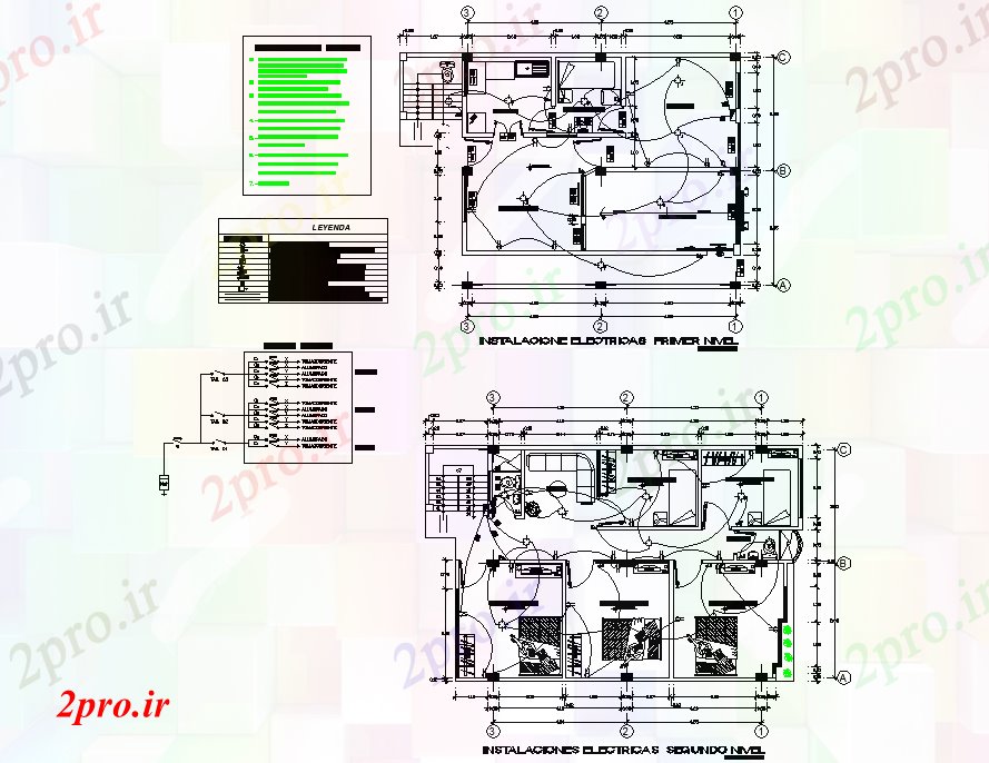 دانلود نقشه معماری خانواده برق  طرحی خانه اتوکد (کد79359)