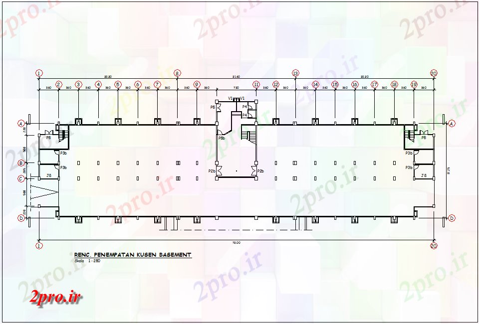 دانلود نقشه ساختمان دولتی ، سازمانی محل زیرزمین kuchen برای طرحی دولت ساخت 10 در 26 متر (کد79446)