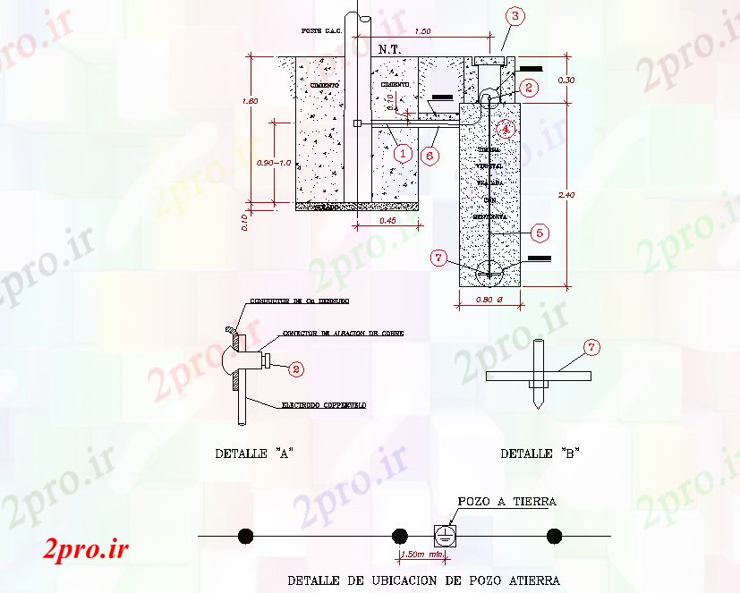 دانلود نقشه جزئیات ساخت و ساز جزئیات محل طرحی خوبی atierra و بخش  (کد79603)