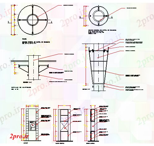 دانلود نقشه هایپر مارکت  - مرکز خرید - فروشگاه جزئیات سازنده مرکز خرید (کد79651)