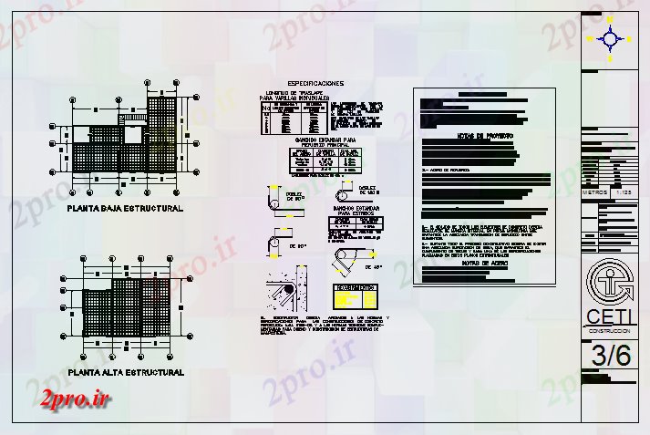 دانلود نقشه جزئیات پایه ساختار طراحی جزئیات از سه سطح خانه طراحی (کد79907)