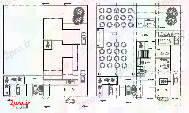 دانلود نقشه ساختمان اداری - تجاری - صنعتی انجمن مهندسی ساخت و ساز طرحی طبقه جزئیات (کد80241)