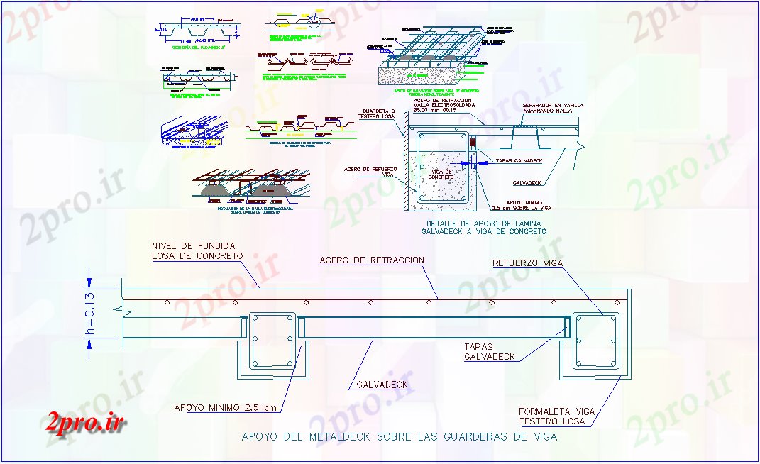 دانلود نقشه جزئیات ساختار سلطنتی guarder از پرتو با ساختار فلزی و هندسه از ورق گالوانیزه با  ساختار  برای خانه  (کد80262)