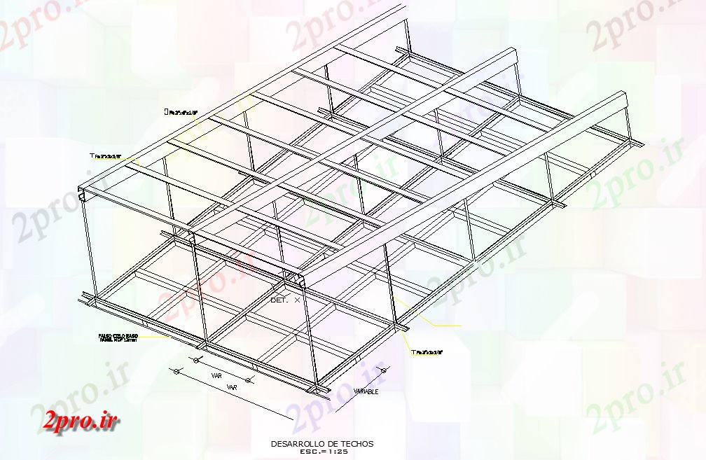 دانلود نقشه پروژه معروف توسعه سقفی 3   (کد80351)