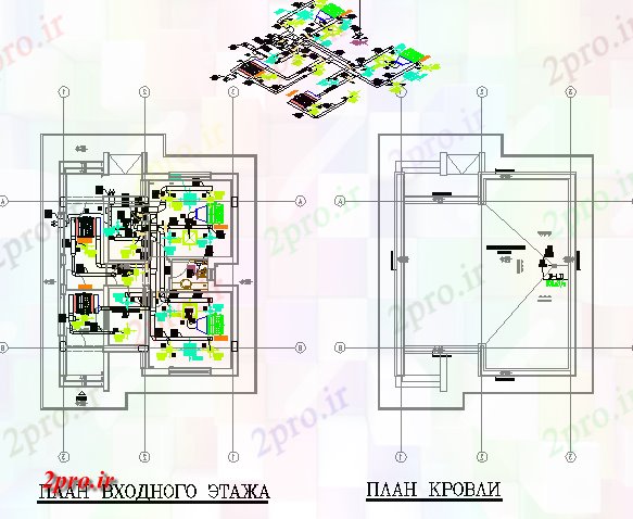 دانلود نقشه ساختمان اداری - تجاری - صنعتی ایزومتریک و دو بعدی طرحی طبقه جزئیات طرحی از دفتر شرکت 9 در 11 متر (کد80396)