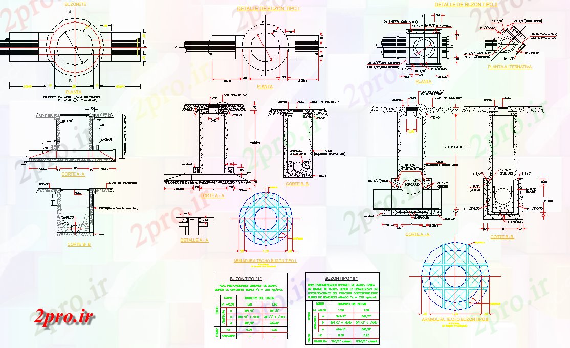 دانلود نقشه جزئیات ساخت و ساز طرحی صندوق پست الکترونیکی و بخش جزئیات (کد80429)