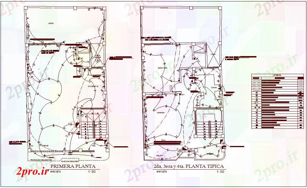 دانلود نقشه معماری طرحی ساخت و ساز از خانواده خانه (کد80499)