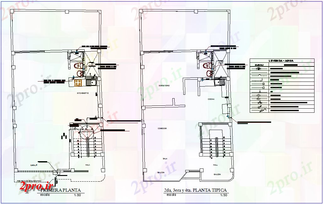 دانلود نقشه جزئیات لوله کشی  نصب و راه اندازی هیدرولیک از خانواده طرحی خانه (کد80507)