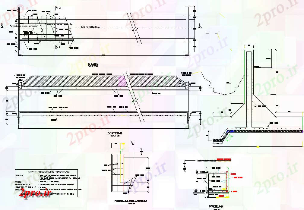 دانلود نقشه جزئیات ساخت و ساز طرحی فاضلاب و بخش جزئیات (کد80513)