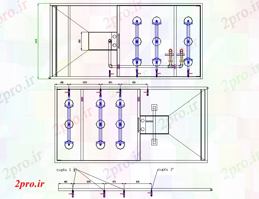 دانلود نقشه جزئیات ساخت و ساز پساب کارخانه  طراحی (کد80788)