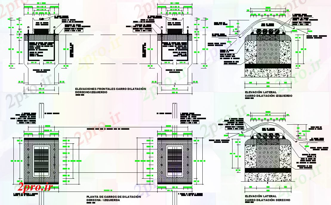 دانلود نقشه جزئیات ساخت و ساز قنات قصیده 180 متر  طراحی (کد80792)