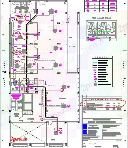دانلود نقشه ساختمان اداری - تجاری - صنعتی طرحی طبقه جزئیات طرحی دوم از دفتر سیزده کفپوش ساخت 17 در 36 متر (کد80867)