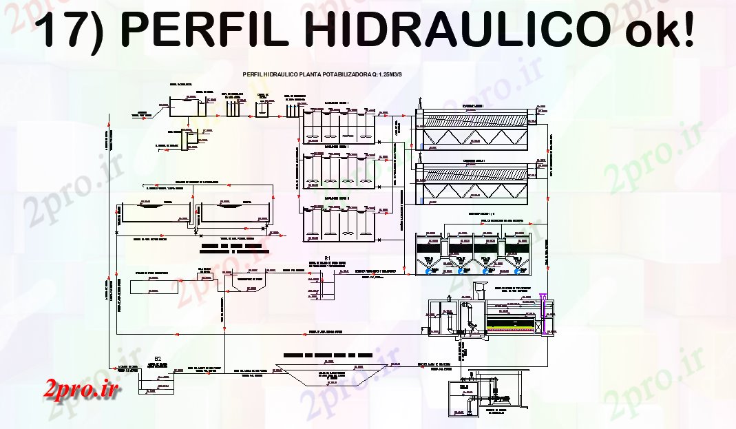 دانلود نقشه جزئیات ساخت و ساز طرحی هیدرولیک جزئیات (کد81053)