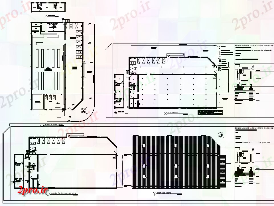 دانلود نقشه ساختمان اداری - تجاری - صنعتی طرحی بازار فوق العاده و نما چیدمان 22 در 38 متر (کد81420)