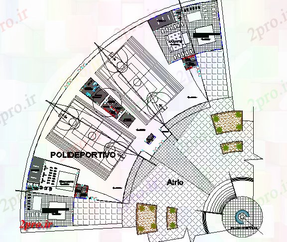 دانلود نقشه شرکت ، دفتر کار ، سازمان ، ادارهآژانس های مخابراتی طرحی معماری 93 در 110 متر (کد81521)