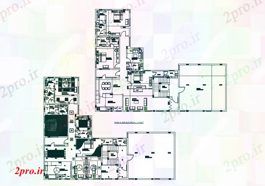دانلود نقشه طراحی سقف کاذب سقف کاذب طراحی با طرحی طبقه (کد81561)