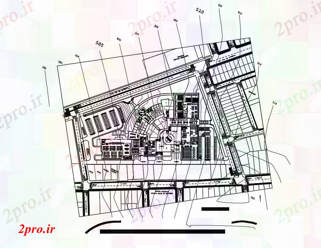 دانلود نقشه ساختمان اداری - تجاری - صنعتی تجاری بازار طرحی طبقه در نشیمن 125 در 180 متر (کد81621)