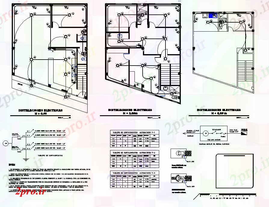 دانلود نقشه طراحی داخلی مسکونی سیم کشی  طراحی (کد81711)