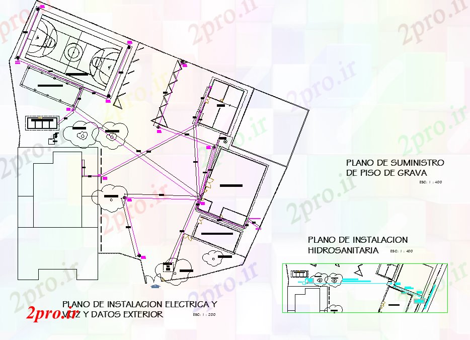 دانلود نقشه طراحی داخلی طرحی ساخت و ساز از فروشگاه اردوگاه با آبی جزئیات بهداشتی (کد81750)