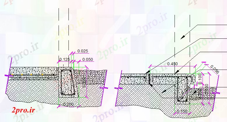 دانلود نقشه جزئیات تیر جزئیات پرتو با پایه و اساس خانه (کد81846)