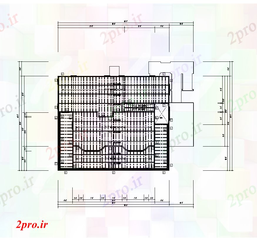 دانلود نقشه جزئیات ساختار  دو بعدی  طرحی تراس  طرحی جزئیات (کد82000)